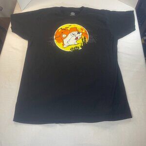Buc-ees Black UNISEX Halloween Beaver Glow in Dark Texas Boo this! T-Shirt-XL
